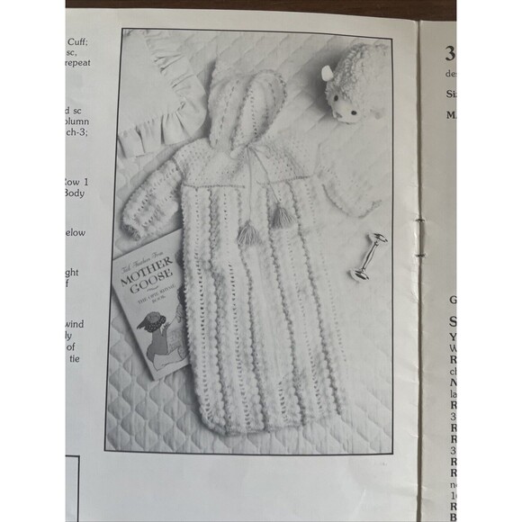 Leisure Arts Lot Cute for Kids 3006 Crochet for Baby877 Patterns Sweaters Bonnet - Picture 3 of 11